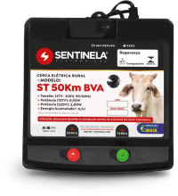Eletrificador de Cerca Modelo Super Turbo 50km Bivolt
