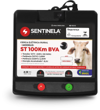 Eletrificador de Cerca Modelo Super Turbo 100km Bivolt